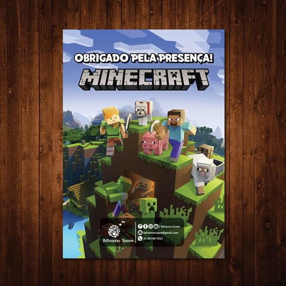 Livro de Colorir / Minecraft / 15x21cm / Giz de Cera