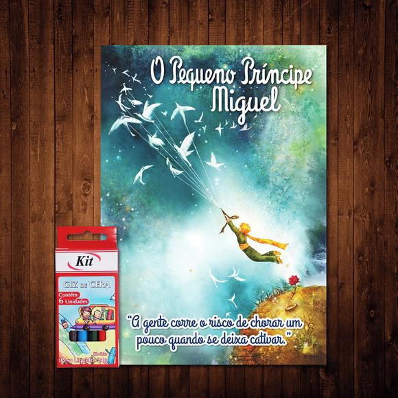 Livro de Colorir / o Pequeno Príncipe (giz de Cera)