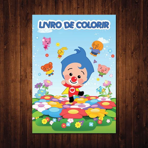 Livro de Colorir / Palhaço Plim Plim / 15x21cm