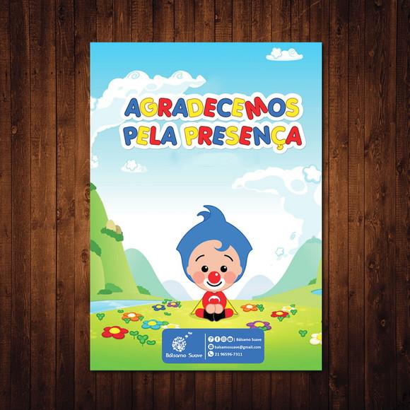 Livro de Colorir / Palhaço Plim Plim / 15x21cm