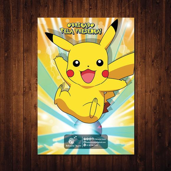 Livro de Colorir / Pokemon / 15x21cm / Lápis de Cor