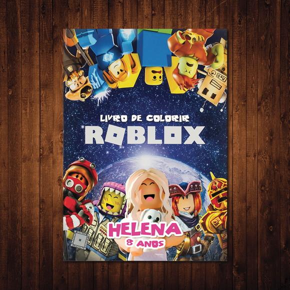 Livro de Colorir / Roblox / 10x15cm / 12 Desenhos