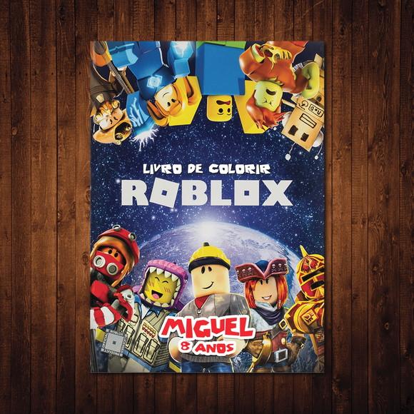 Livro de Colorir / Roblox / 15x21cm / 12 Desenhos