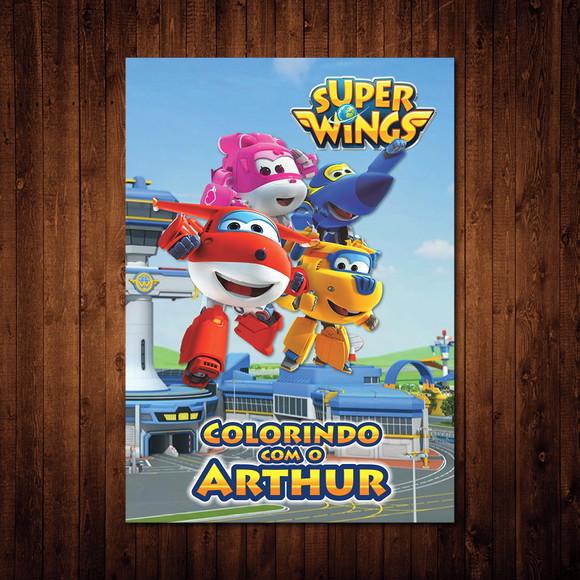 Livro de Colorir / Super Wings (10x15cm)