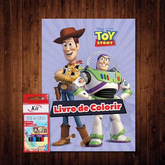 Livro de Colorir / Toy Story (Giz de Cera)