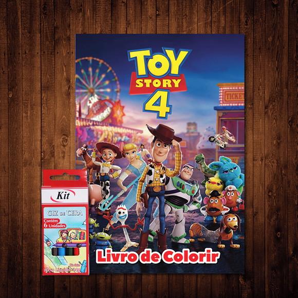 Livro de Colorir / Toy Story (giz de Cera)