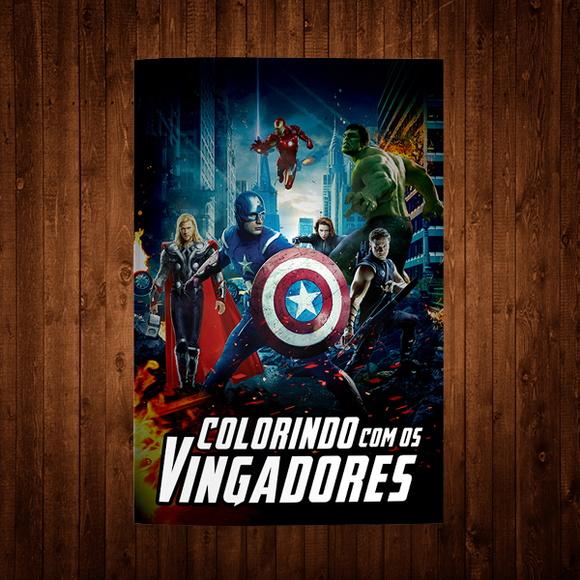 Livro de Colorir / Vingadores / 15x21cm