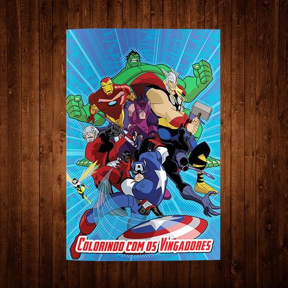 Livro de Colorir / Vingadores / 15x21cm