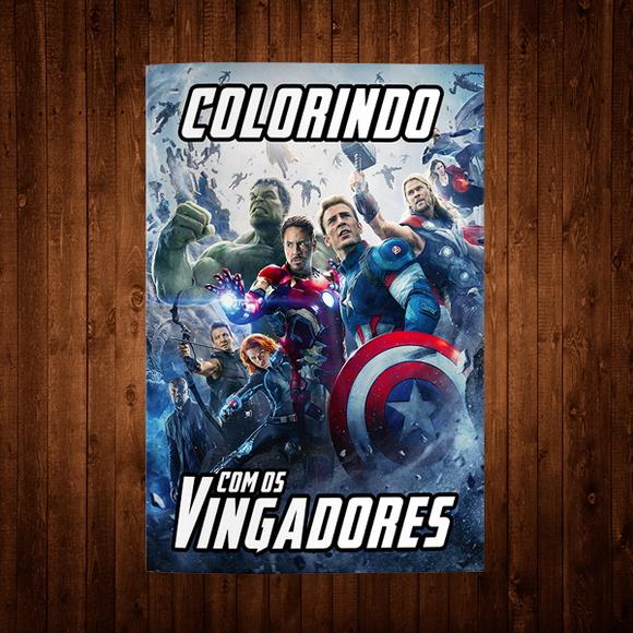 Livro de Colorir / Vingadores / 15x21cm