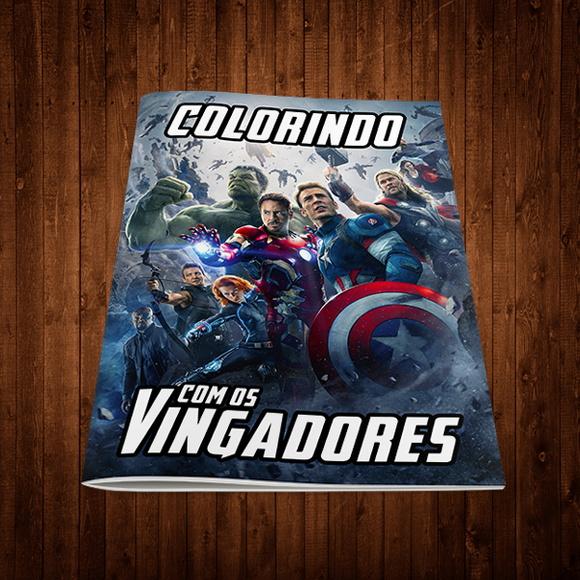 Livro de Colorir / Vingadores / 15x21cm