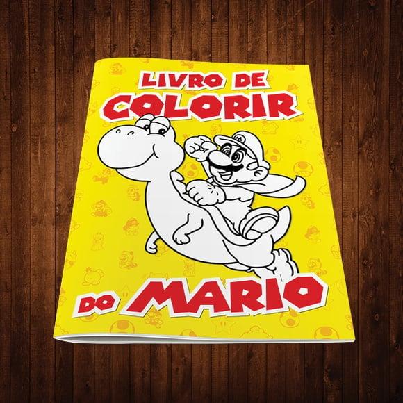 Livro de Colorir do Mario