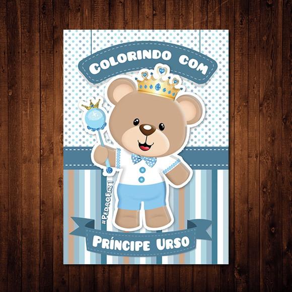 Livro de Colorir do Príncipe Urso