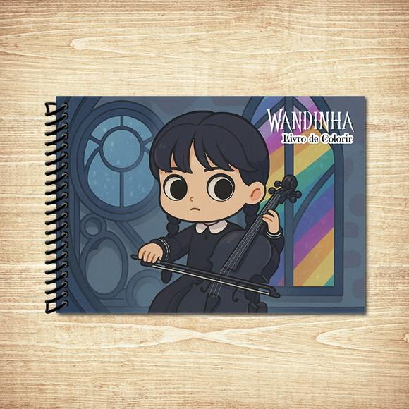 Livro de Colorir Fofinhos Goods Wandinha Espiral A5