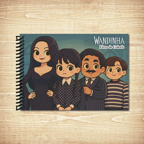 Livro de Colorir Fofinhos Goods Wandinha Espiral A5