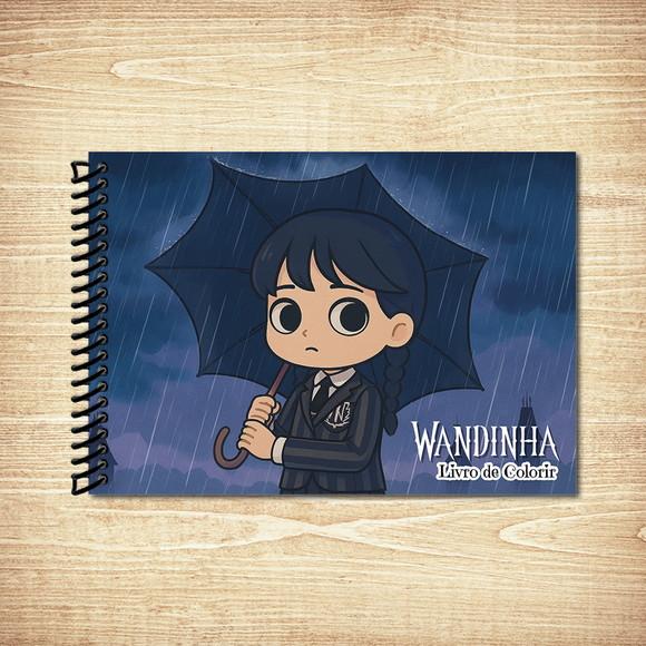 Livro de Colorir Fofinhos Goods Wandinha Espiral A5