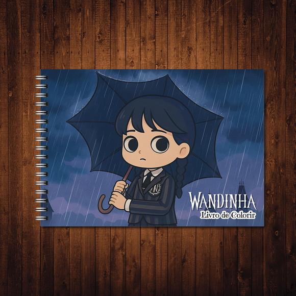 Livro de Colorir Fofinhos Goods Wandinha Wire-o A5