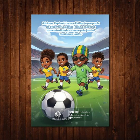 Livro de Colorir Gagambô a Magia da Copa do Mundo Wire-o A5