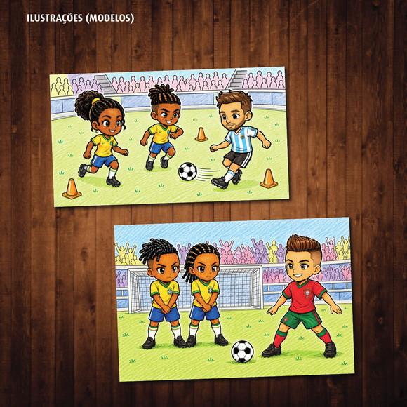 Livro de Colorir Gagambô Magia da Copa do Mundo Espiral A5