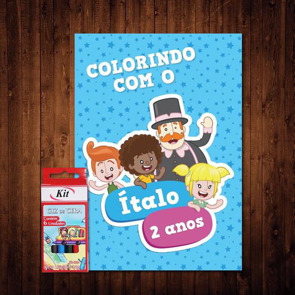 Livro de Colorir Mundo Bita (Giz de Cera)