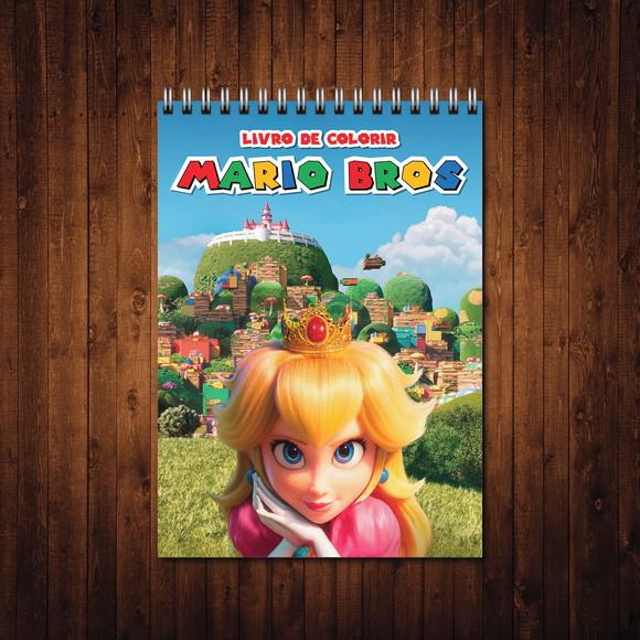 Livro de Colorir Super Mario Bros Wire-o A5