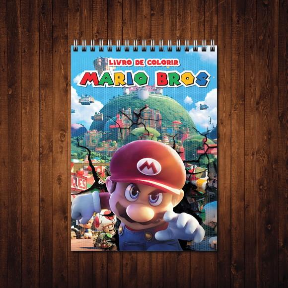 Livro de Colorir Super Mario Bros Wire-o A5