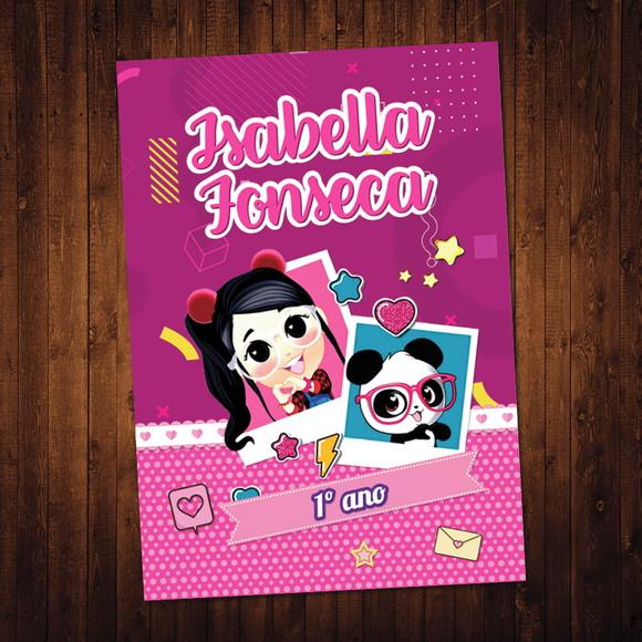 Luluca / Adesivo Capa Caderno / A4