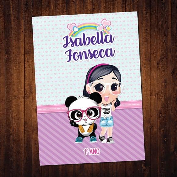 Luluca / Adesivo Capa Caderno / A4