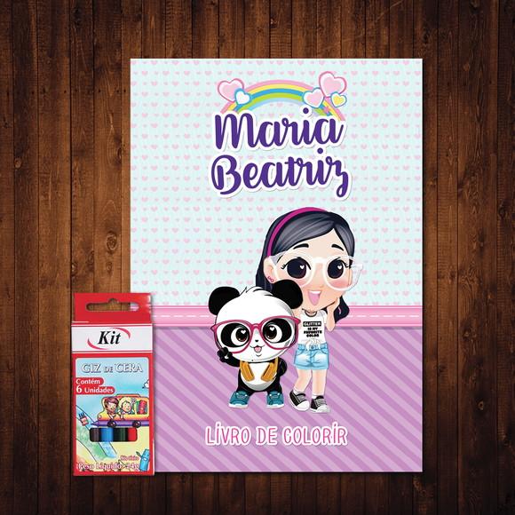 Luluca / Livro de Colorir / 15x21cm / Giz de Cera