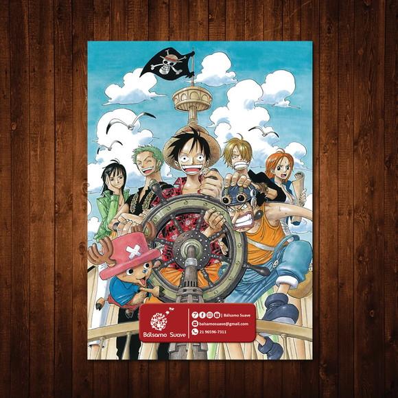 One Piece / Livro de Colorir / 15x21cm / Lápis de Cor