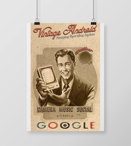 Pôster Google / Vintage