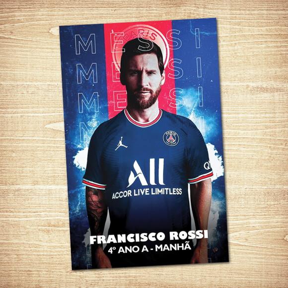 Psg / Adesivo Capa Caderno / A4
