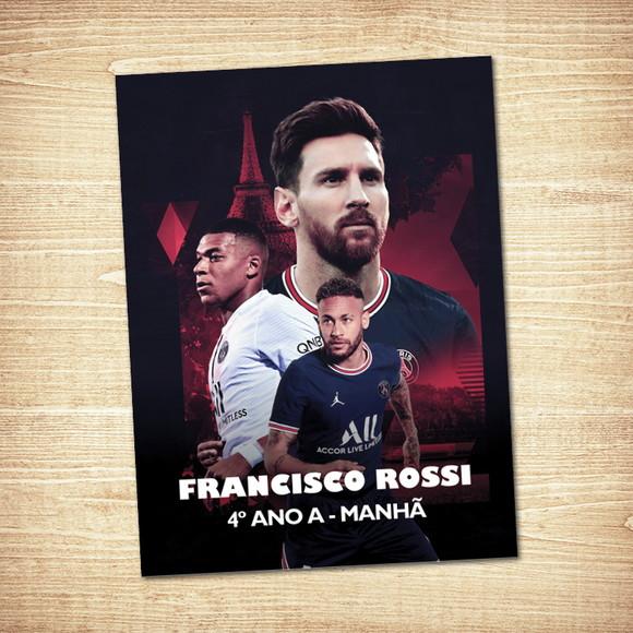 Psg / Adesivo Capa Caderno / A4