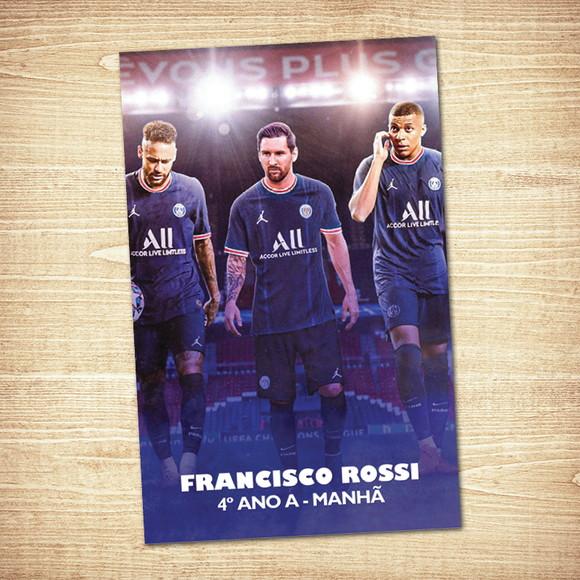 Psg / Adesivo Capa Caderno / A4