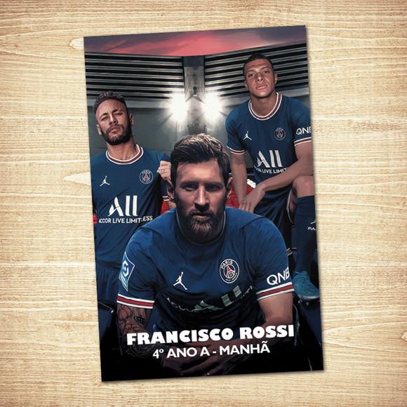 Psg / Adesivo Capa Caderno / A4