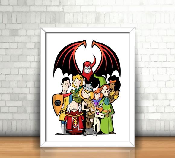Quadro / Caverna do Dragão