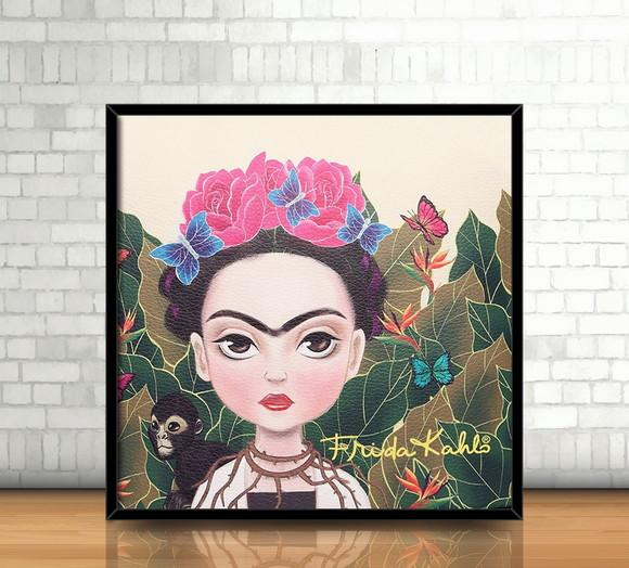 Quadro / Frida Kahlo (20x20cm)