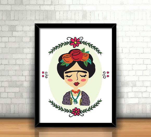 Quadro / Frida Kahlo (20x30cm)