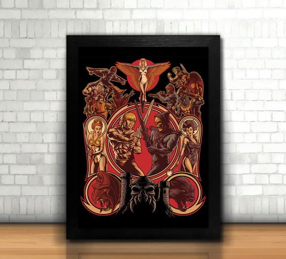 Quadro / He-Man / 20x30cm / com vidro