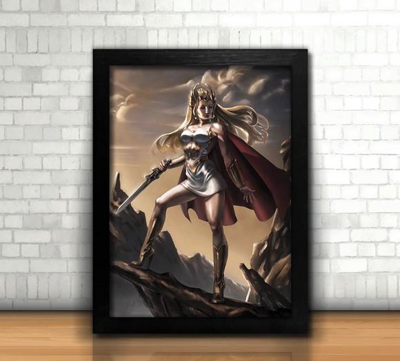 Quadro / She-Ra / 20x30cm / com vidro