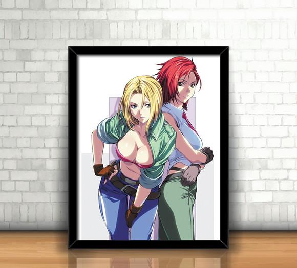 Quadro / The King Of Fighters / Blue Mary & Vanessa