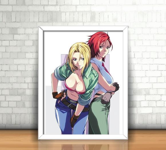 Quadro / The King Of Fighters / Blue Mary & Vanessa