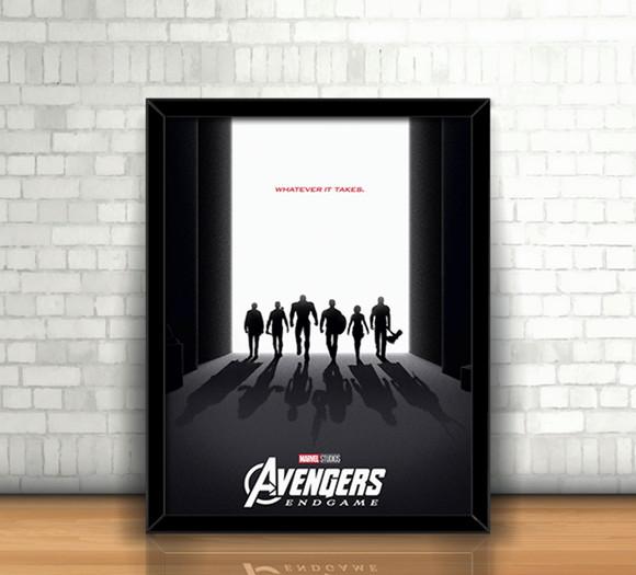Quadro / Vingadores Ultimato (Endgame) / 20x30cm / com vidro
