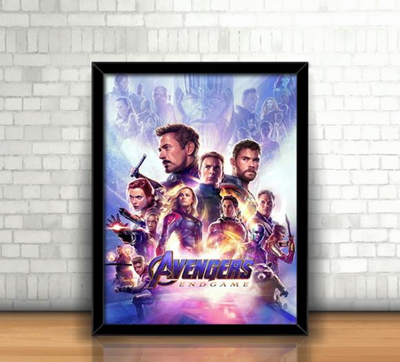 Quadro / Vingadores Ultimato (Endgame) / 20x30cm / com vidro