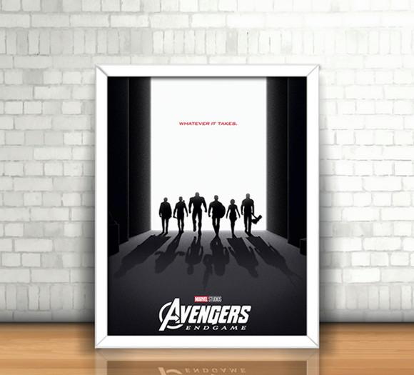 Quadro / Vingadores Ultimato (Endgame) / 20x30cm / com vidro