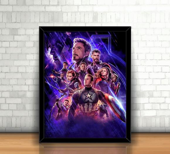 Quadro / Vingadores Ultimato (Endgame) / 20x30cm / com vidro
