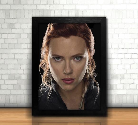 Quadro / Viuva Negra / 20x30cm / com vidro