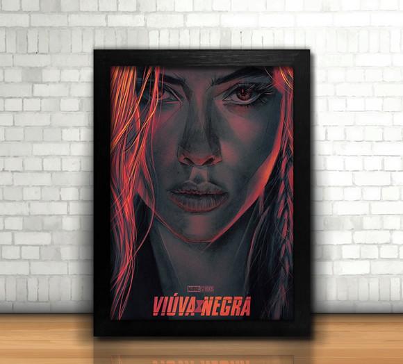 Quadro / Viuva Negra / 20x30cm / com vidro
