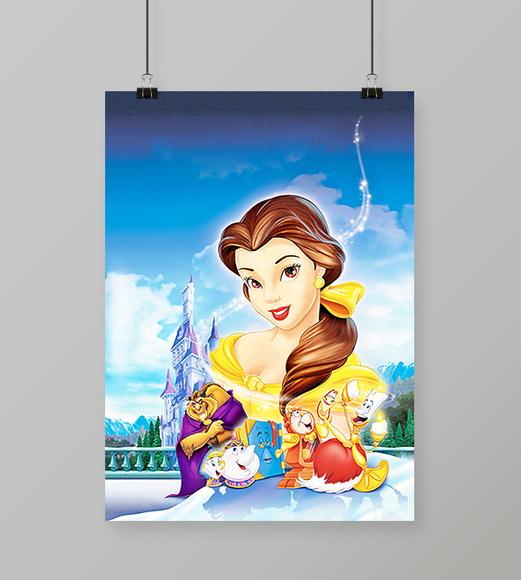 Quadro A Bela e a Fera