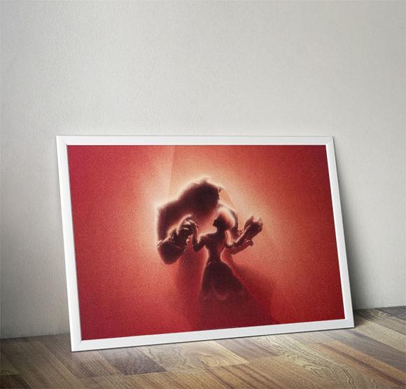Quadro A Bela e a Fera