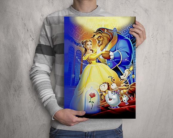 Quadro A Bela e a Fera